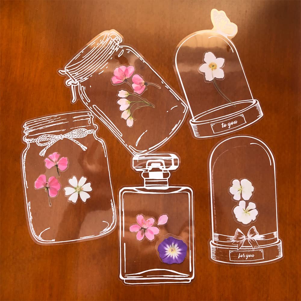 80 calcomanías para álbumes de recortes, con forma de botella, decoración de papel para álbumes de recortes, planificador, viñeta, suministros de diario, cuaderno, bricolaje, álbum de fotos,
