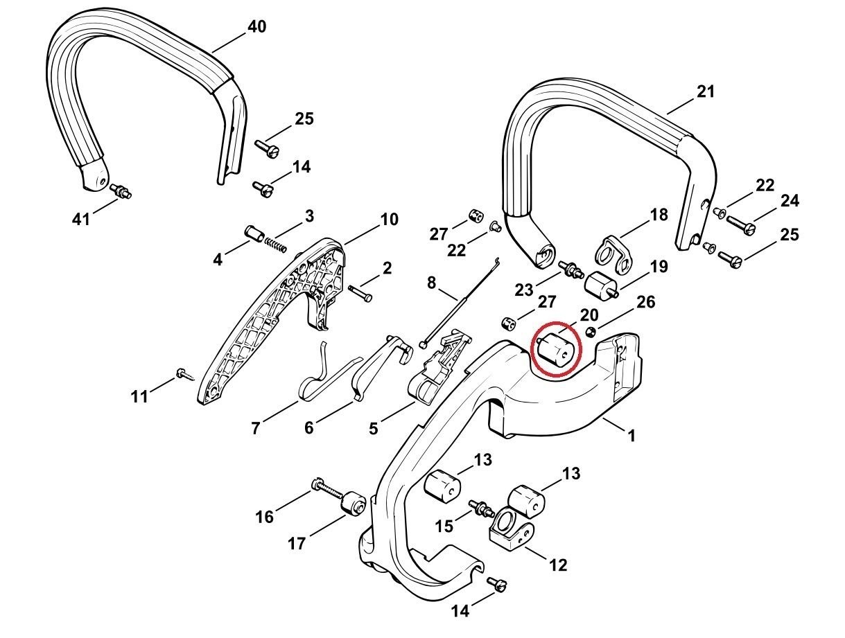 3 Stück AV-Puffer Für Stihl Motorsägen – Ringförmige Dämpfer Für 020, 020T, HS60, MS200T Und Mehr