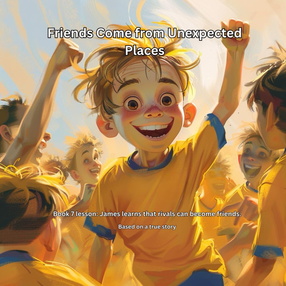 Friends Come From Unexpected Places: Book 7 lesson: James learns that rivals can become friends. (THE JAMES LEARNS SERIES Lessons from the Game That Last a Lifetime)