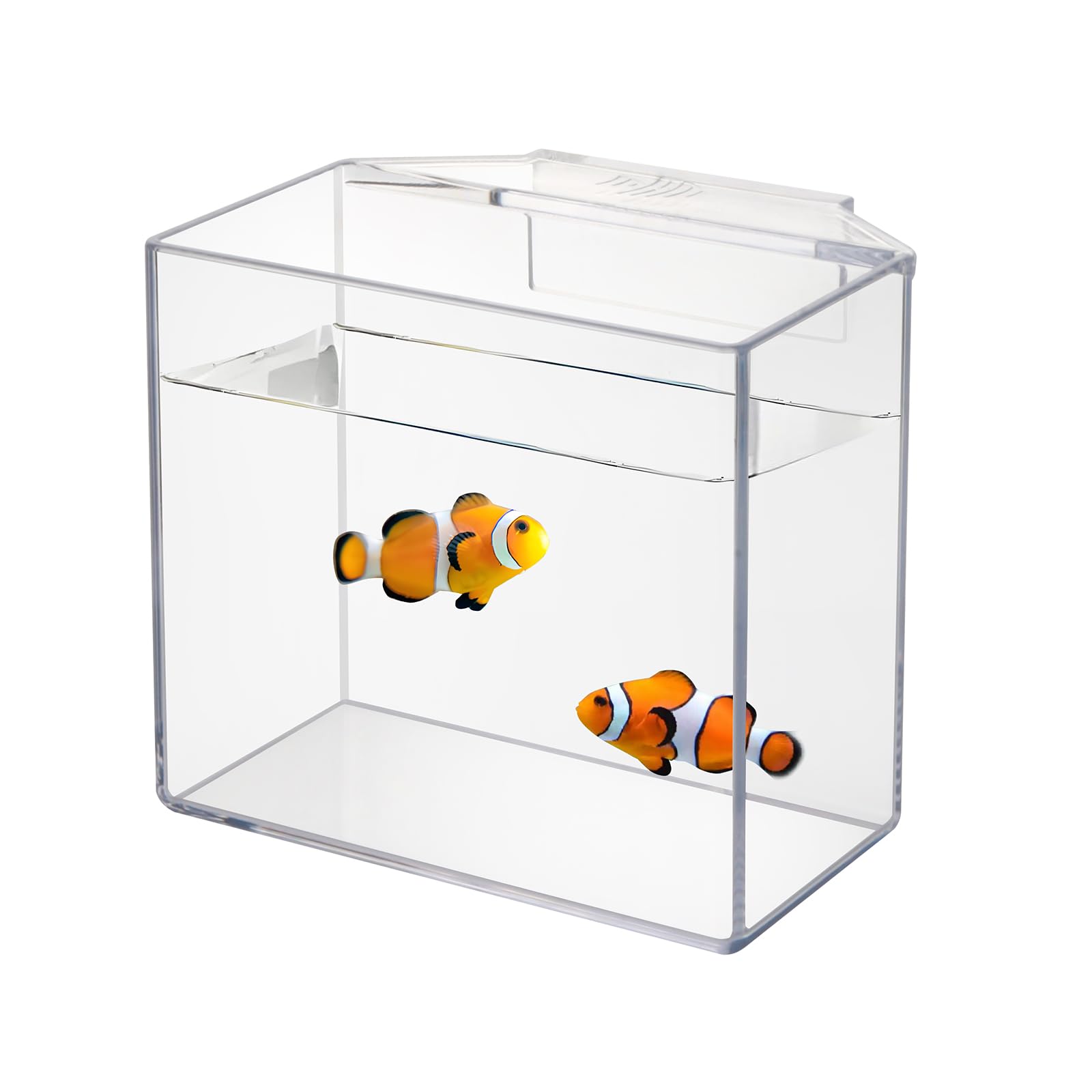 IOAOI Drip Acclimation Container for Fish Corals Hanging Acclimation Box for Saltwater Freshwater Aquariums Small