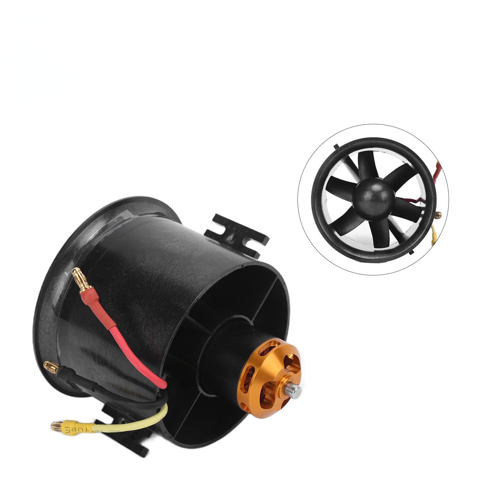 QX Motor 70mm EDF Set con Motor Brushless 3500KV y Ventilador de 6 Palas para Avión RC Alta Potencia y Estabilidad Rendimiento Óptimo para Modelos de Aeronaves