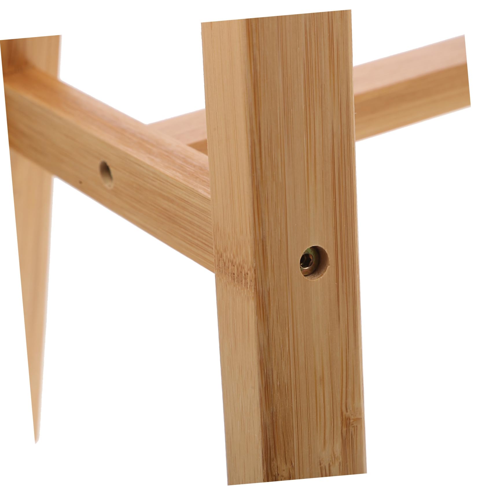 Yardenfun Taburete de Bambú Ligero y Multifuncional para Cambio de Zapatos, Banco de Madera para Niños y Adultos, Adecuado para Dormitorio y Baño