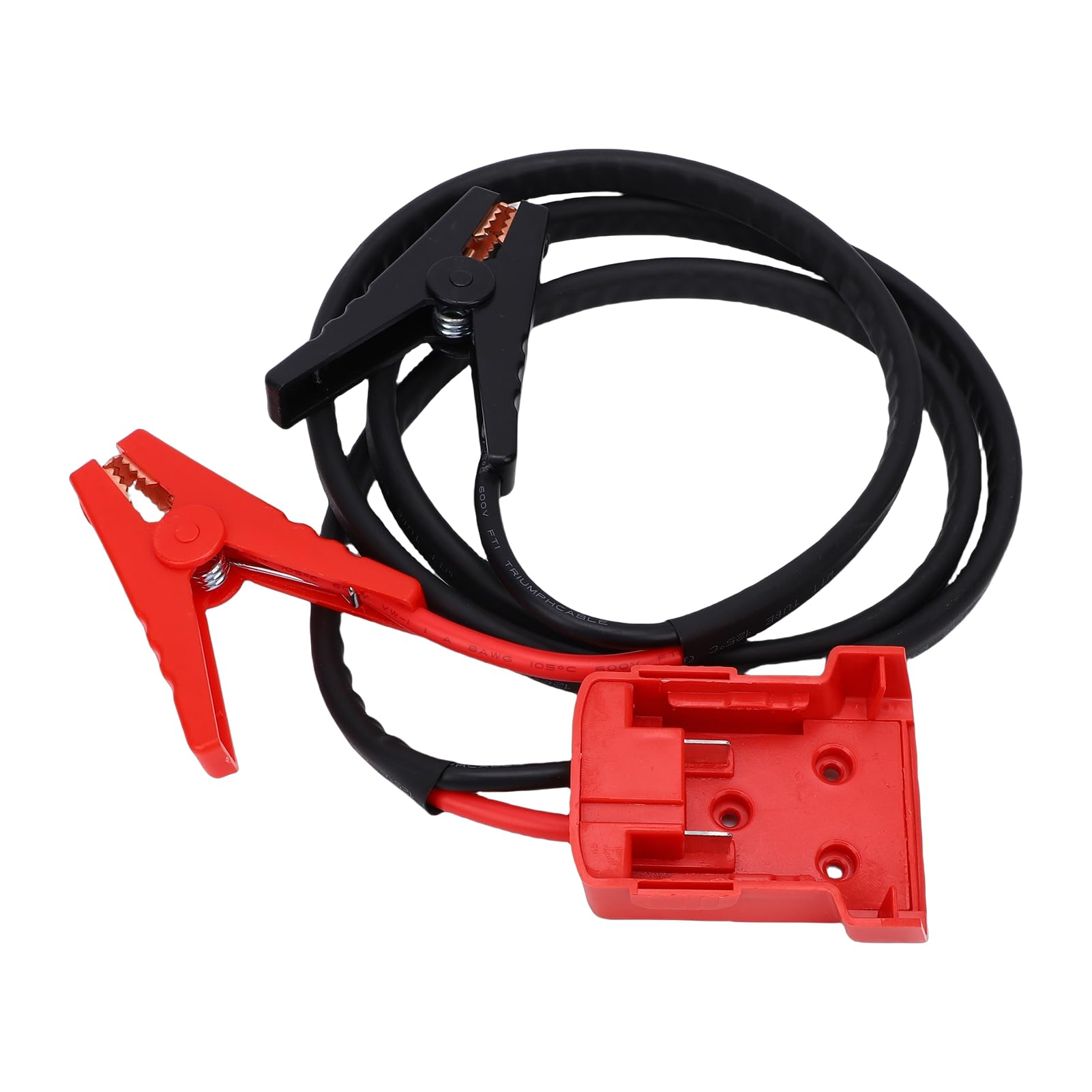 KIMISS Cable de Arranque de Puente BateríA de 18 V A Prueba de Altas Temperaturas 8 AWG Abrazaderas de Refuerzo de Servicio Pesado para Automóviles Medianos SUV Camiones Livianos Uso de (5.9FT)