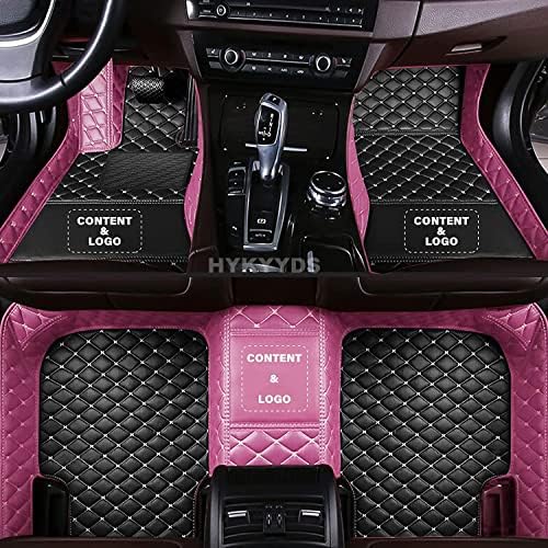 Alfombrillas personalizadas para 96% de los sedán, SUV, deportivos, cobertura completa, protección para todo tipo de clima, cuero de diamante