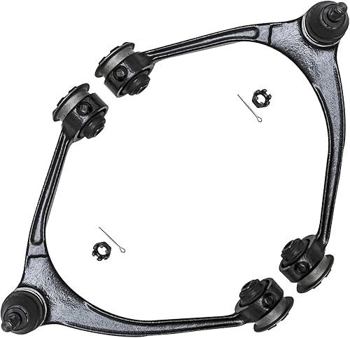 Miniatura 117 de Detroit Axle - Brazos de control delanteros para Nissan Pathfinder Frontier Xterra, 2 brazos de control superiores con rótulas, conjunto de par