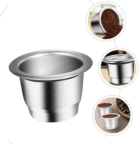 Miniatura 4 de Cabilock Keirig. Cafetera de una sola taza, 2 tazas, portátil, máquina de café de acero inoxidable, cafetera, para el hogar, café, reutilizable,