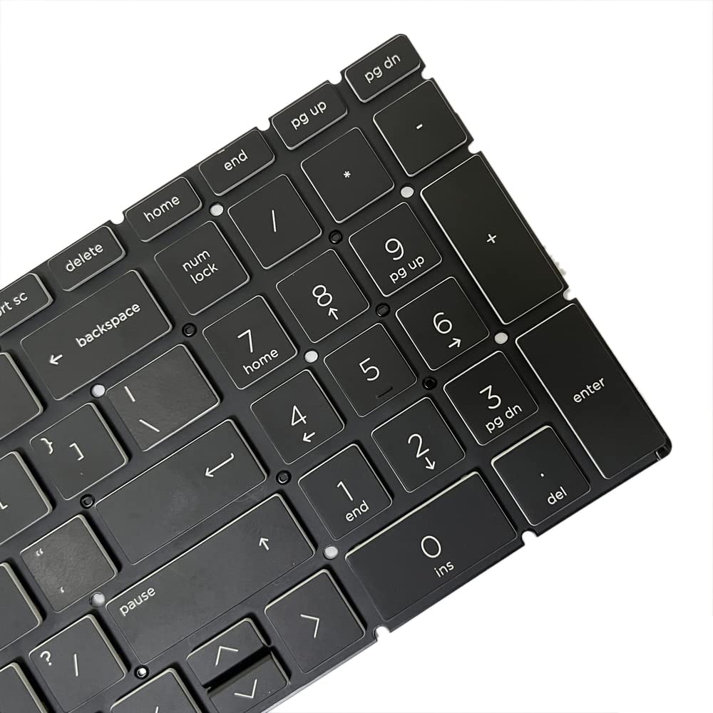 Gintai Tastiera di ricambio per computer portatili retroilluminata US per HP Pavilion Gaming 15-DK 15-EC 15T-DK 15-CR 15-CS PK1328B3A09