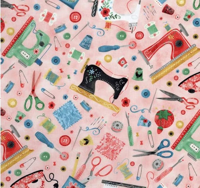 Michael Miller Sew On & Sew Forth, Love