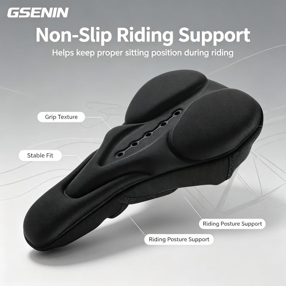 Coprisella per Bicicletta per Merida Big Seven 400 | Morbido Coprisella Bici, Copri Sella Bicicletta Comoda in Memory Foam a Doppio Strato
