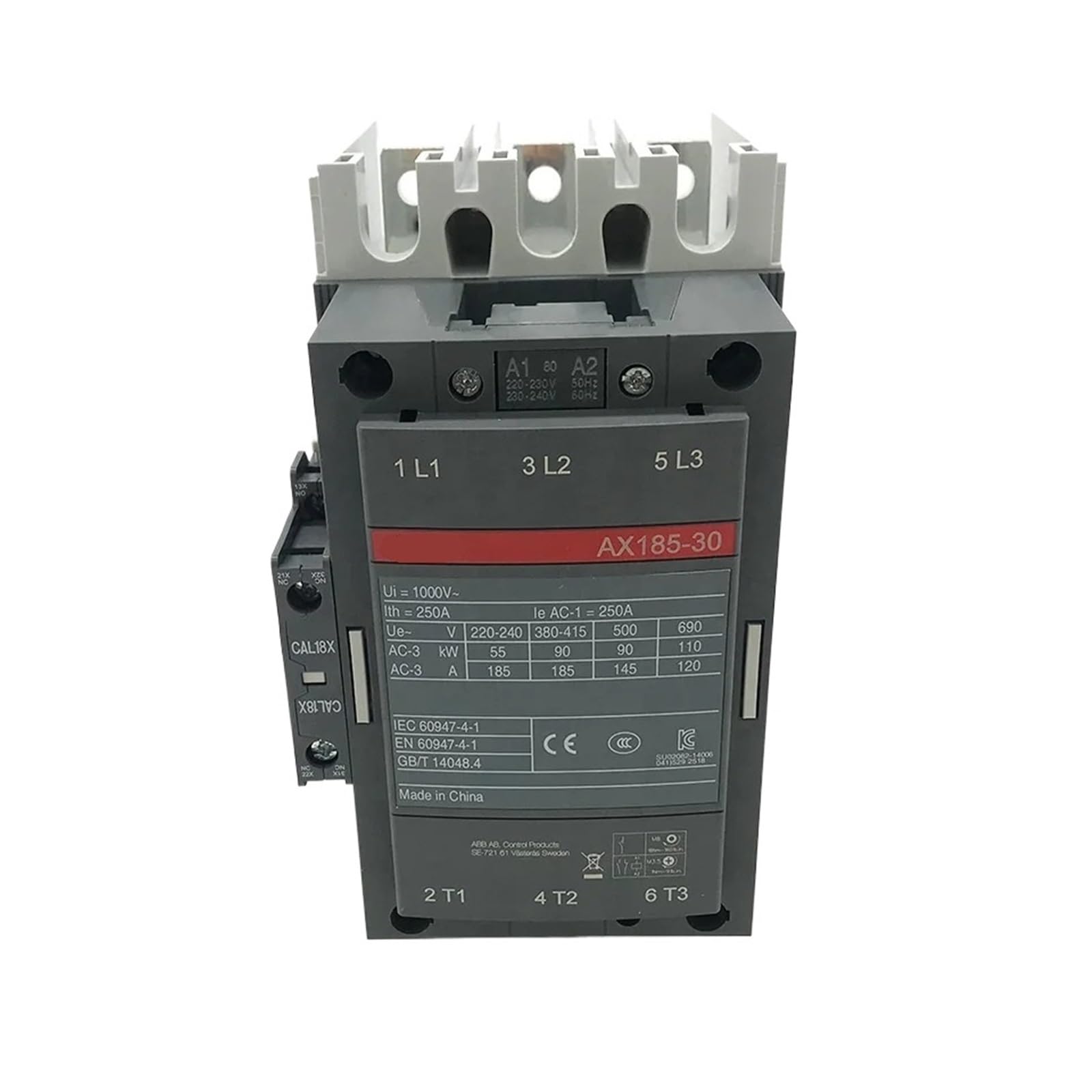 HEXEH contacteur Contacteur AX185 3 pôles AX185-30-11