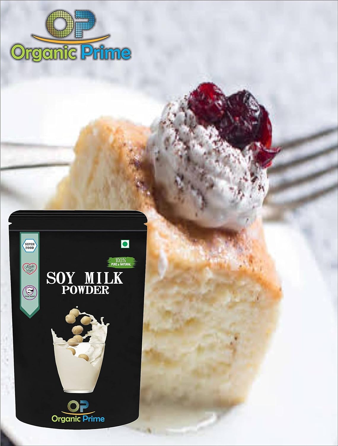 Yang Soja-Milchpulver, proteinreich, vegan, gentechnikfrei, 100 g