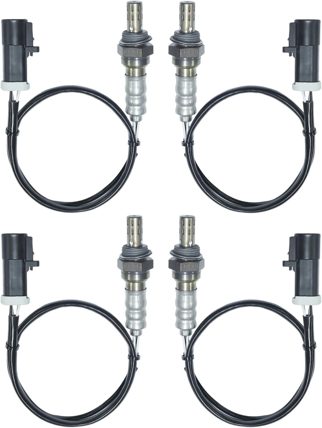 O2 Oxygen Sensor 15717 Upstream & Downstream Fit for Ford 1997-2008 F150 F250 Explorer Escape Ranger Expedition, Lincoln LS, Mazda Tribute, Mercury Grand Marquis, Replace# 15716 15718, 4Pcs
