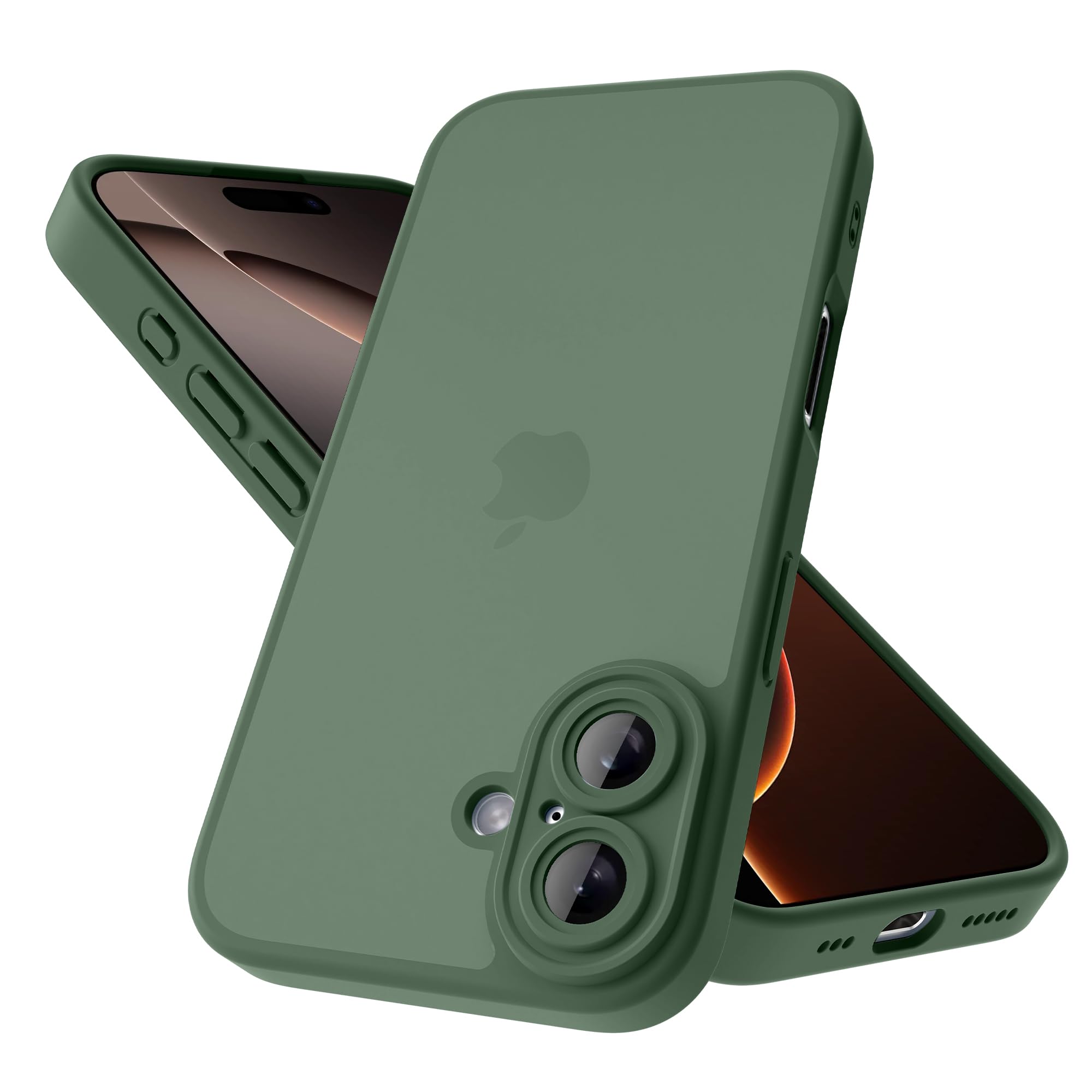 Mootobo für iPhone 11 Pro Max Hülle mit Kameraobjektiv, 10FT Military Grade Drop Protection Handyhülle mit Anti-Fingerprint Matte Back 6.5 Zoll - Black