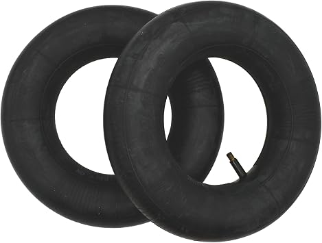 3.50/4.00-6 Inner Tube with TR13 Straight Valve Stem, 2-Pack, Fits 13x4.00-6; 4.00-6; 3.50-6; 3.50/4.00-6, For Wheelbarrows, For Go Kart