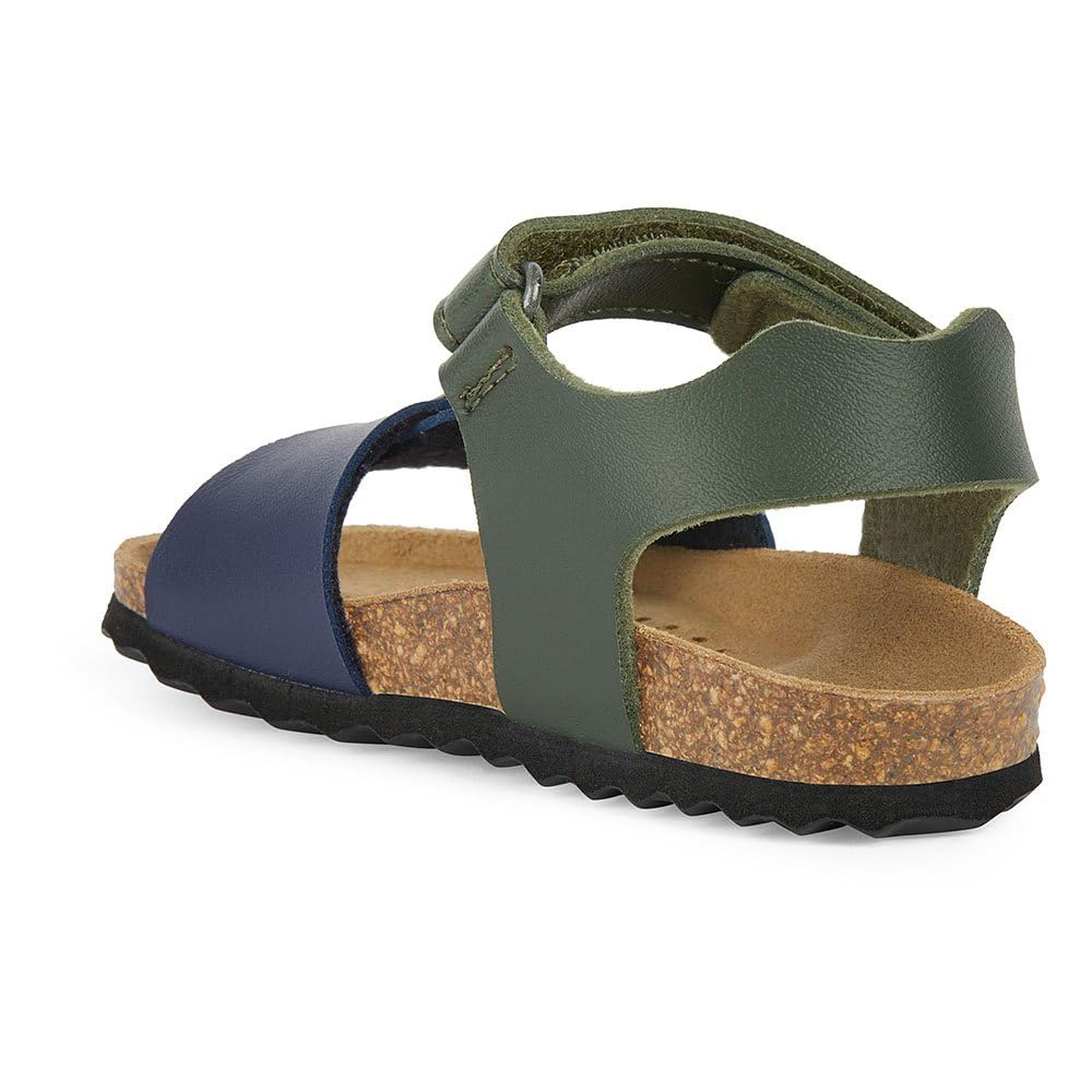 Geox Baby B Chalki Boy Sandal, Dk Green Navy, 4.5 UK Child