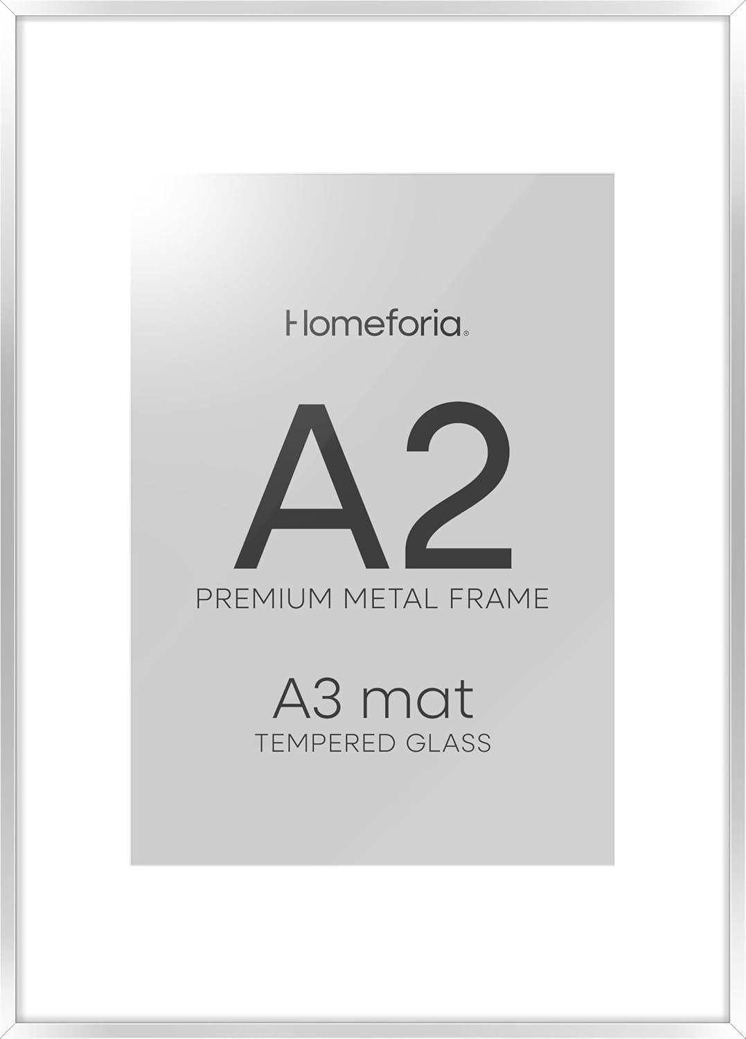Homeforia A2 Silver Picture Frame