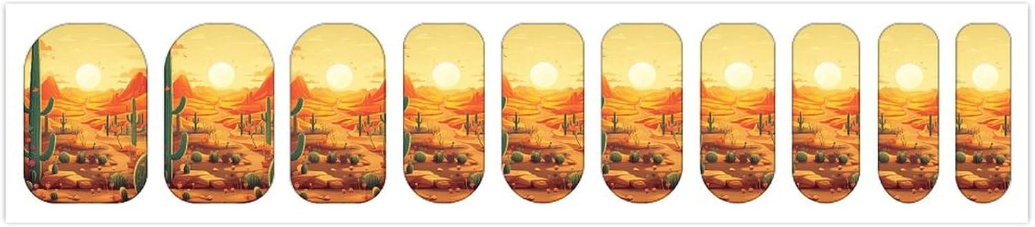 Nail Strips Bundle Full Wrap Long Lasting Nail Polish Strips Easy Application and Removal Salon Quality Self Adhesive Art Stickers for Women Gifts