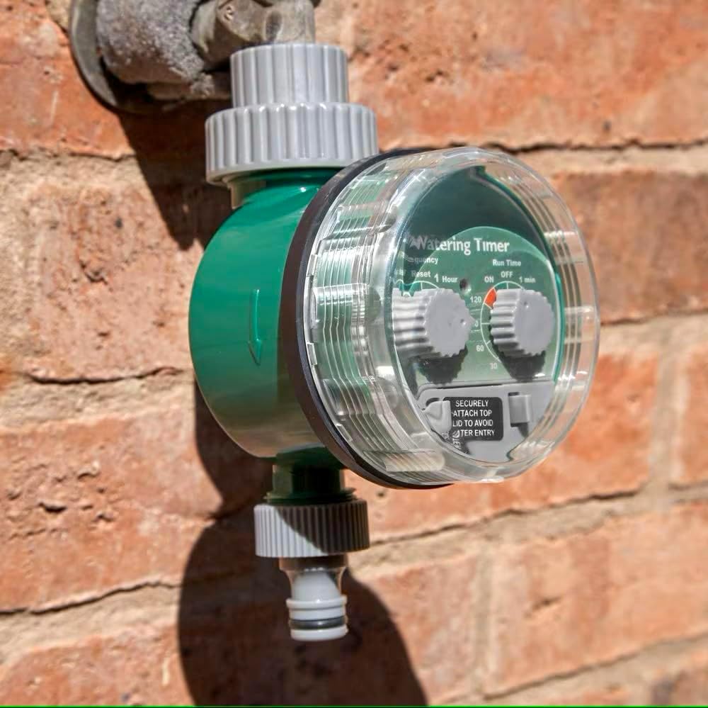 Garden Mile Green Garden Hose Water Timer Irrigation System Controller Watering Timer - Garden Watering Systems Controller For Drip, Gardens, Grass, Plants