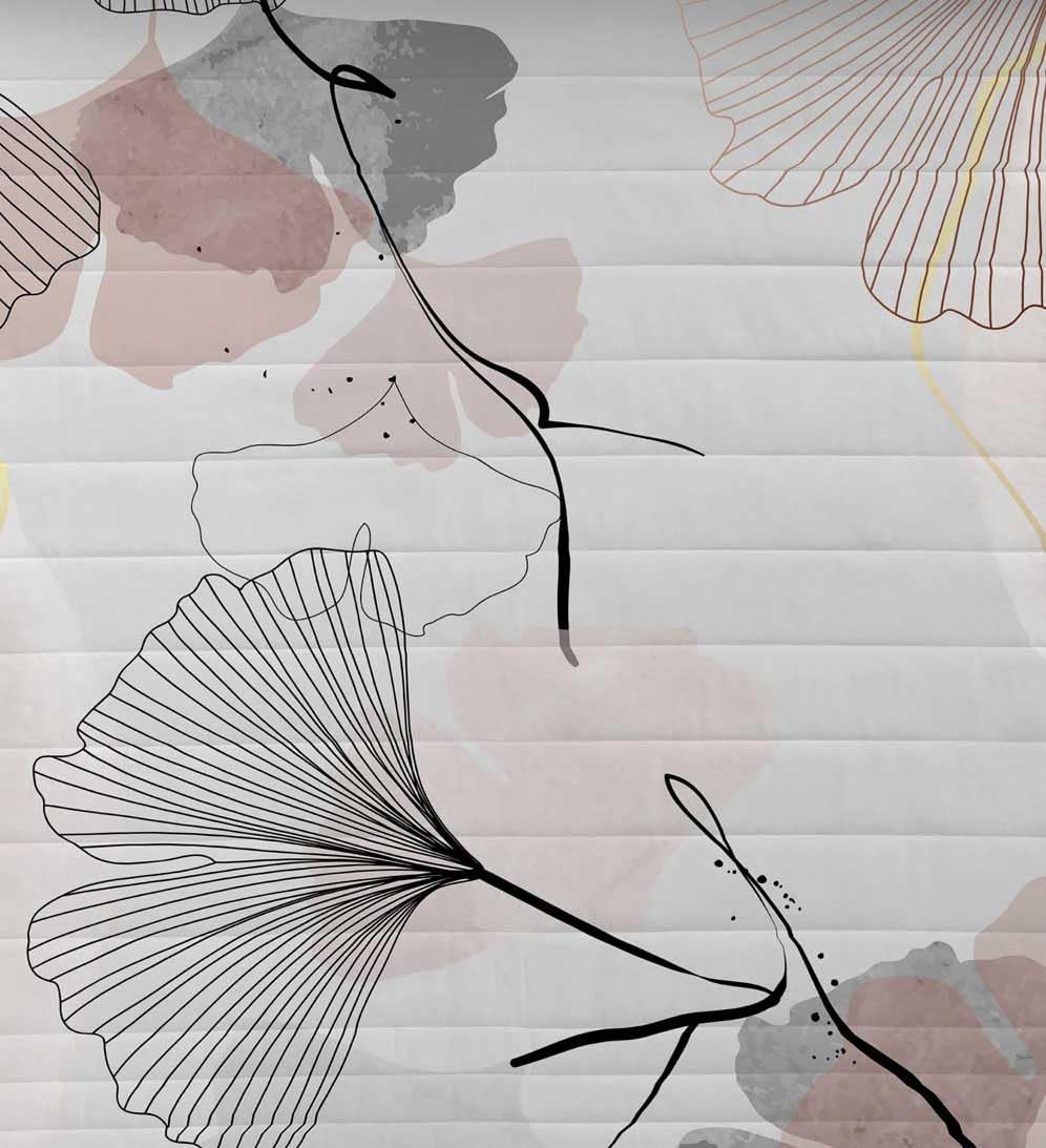 NATURALS Colcha Bouti Cama 90, 100% Algodón, Colcha con un Ligero Relleno, 180x260 cm, GINGKA