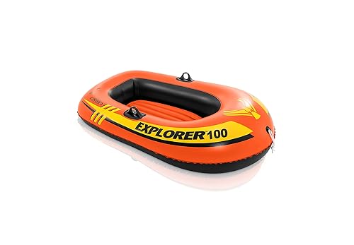 INTEX Explorer Inflatable Boat Series: Dual Air Chambers – Welded