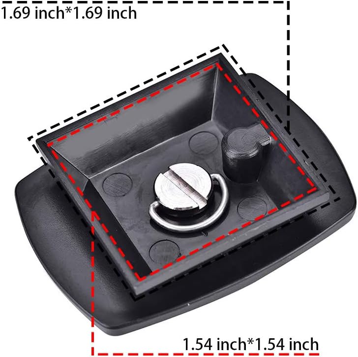 BLUECELL Quick Release QR Plate Tripod Head for Velbon CX-444 CX-888 CX-460 CX-460mini CX-470 CX-570 CX-690 DF-50/ Sony VCT-D580RM VCT-D680RM VCT-R640 / QB-4W