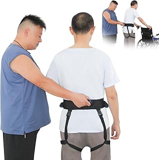 Gait Belt Transfer Belts for Seniors with 3 Handles and Leg Strap, Gate Belt for Elderly Lift Belts with Function Prevents Patient from Shifting More Effectively