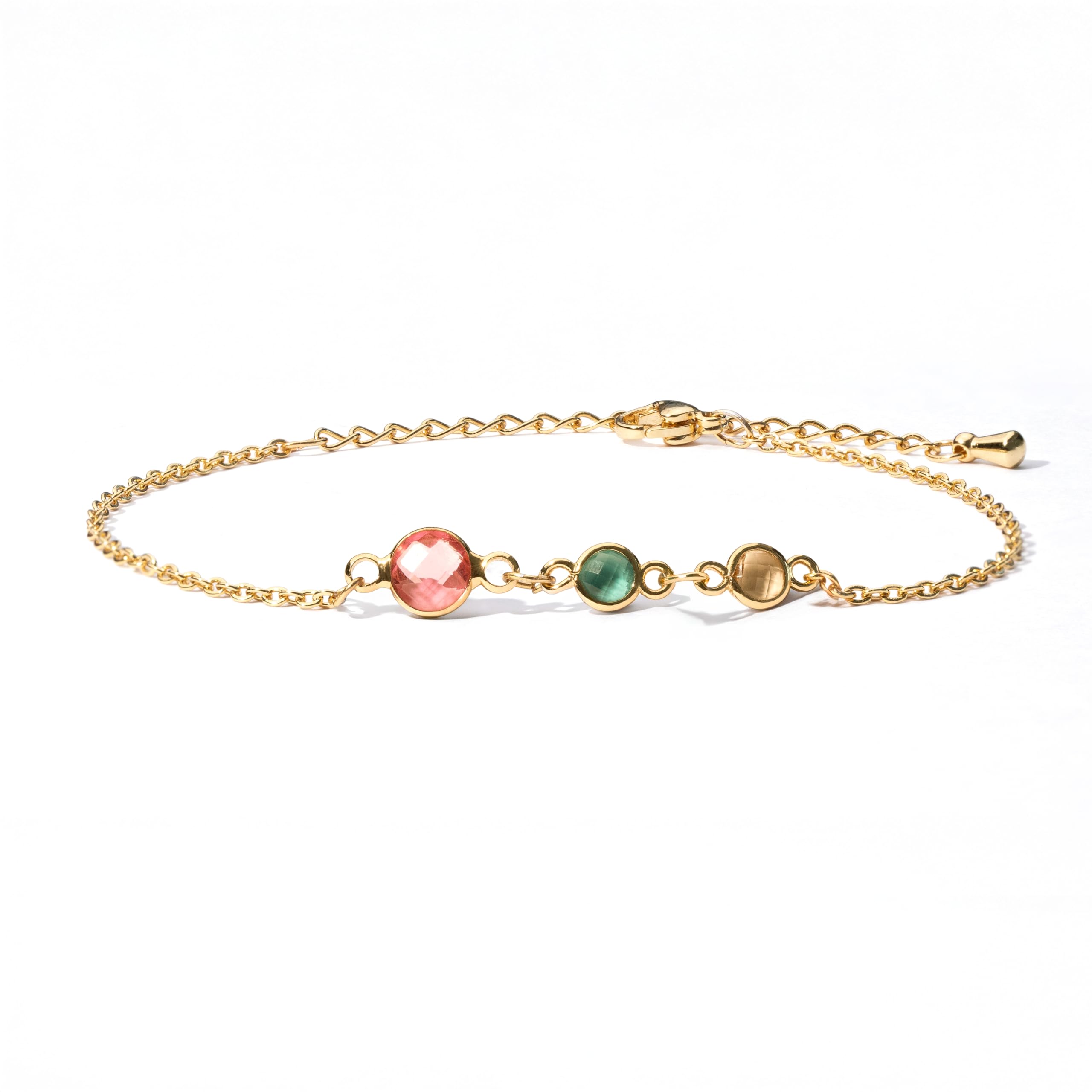 Family Birthstone Bracelet for Women Custom Gift for Mom from Daughter Handmade Jewelry Birthday Gift for her – BSBR-MC