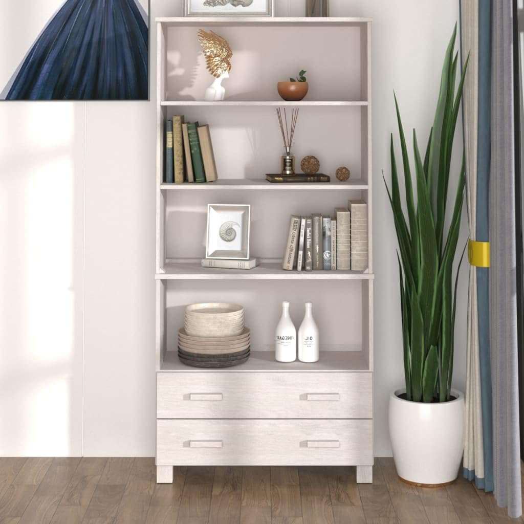 Mueble de pino blanco HAMAR para organizar el comedor y el pasillo de casa