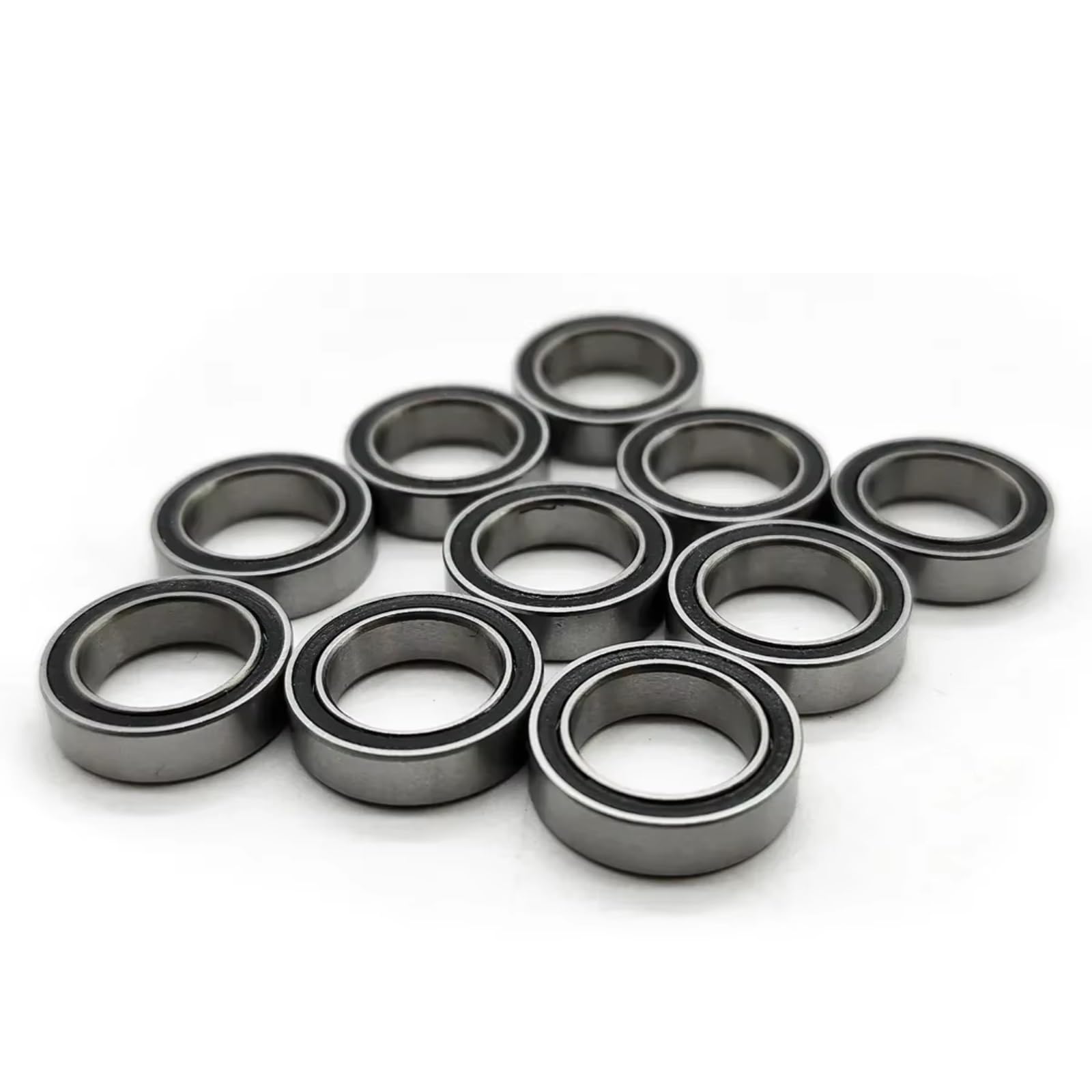Für Traxxas Für Arrma Für Axial Für Losi Für Redcat 10 Stück Kugellager Rillenku Gellager Stahl Schwarz Gummigedichtet Upgrade-Teile RC Modelle RC Lagerteile