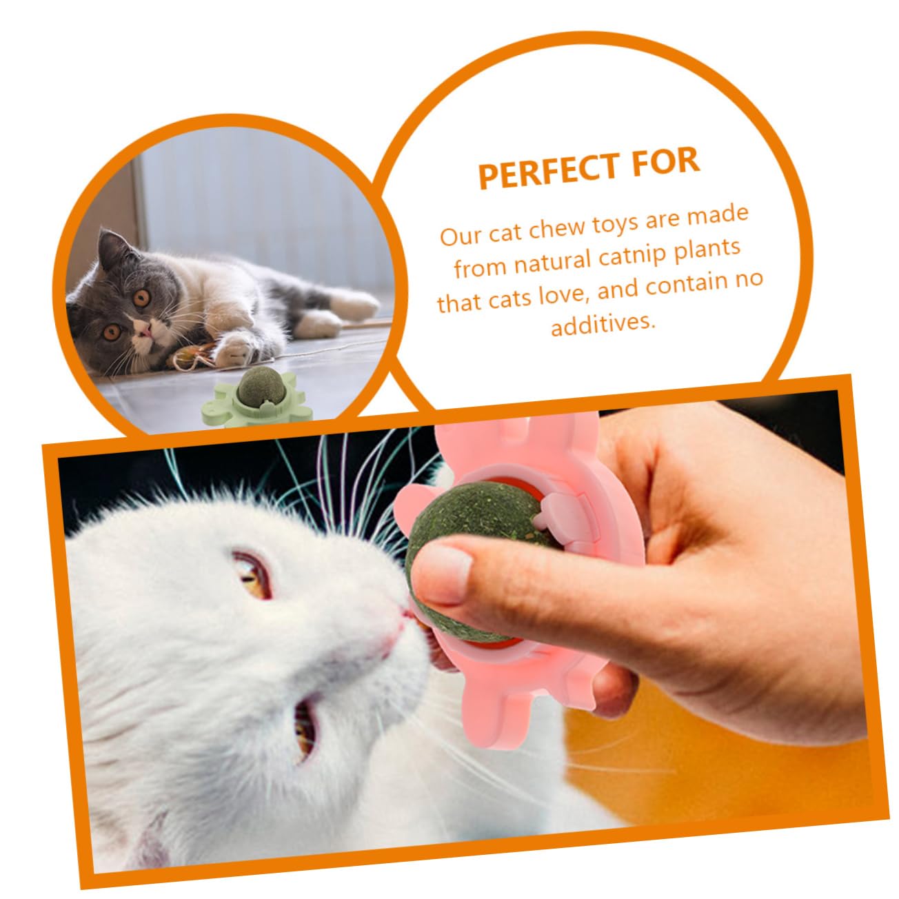 PRETYZOOM 4piezas Juguetes De Hierba Gatera Juguetes para Gatos De Interior Gatitos