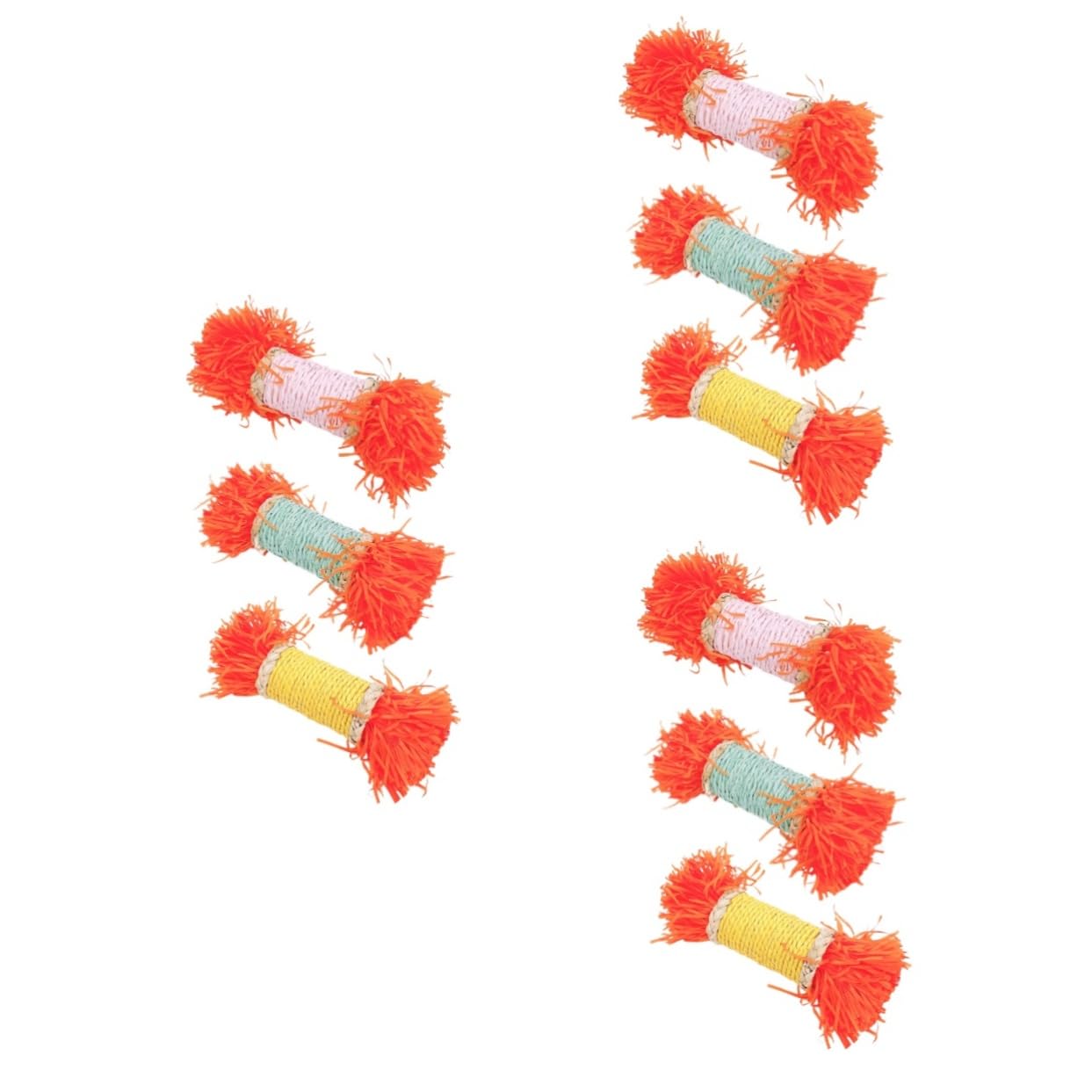 minkissy 9stücke Teiliges Set Für Kleine Haustiere Kauspielzeug Für Hamster Kaninchen Und Chinchillas Zahnpflege Spielzeug Zähneknirschen Und