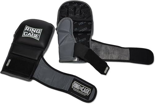 Miniatura 3 de Guantes de combate de seguridad MMA - Todo de cuero