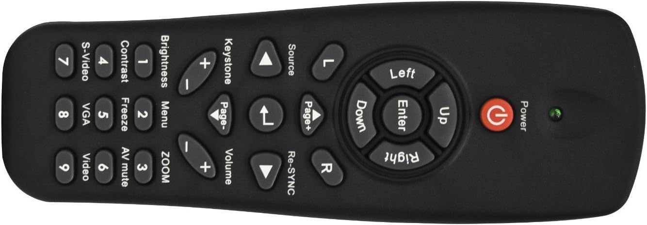 TOP Quality Generic Universal Compatible Replacement Projector Remote Control Fit For OPTOMA Projector EH2060 BR-3054N Brand New 250 Days Warranty by GGRC