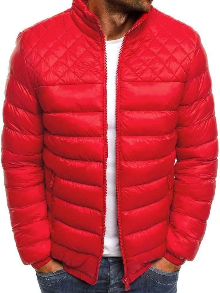 adidas red puffer
