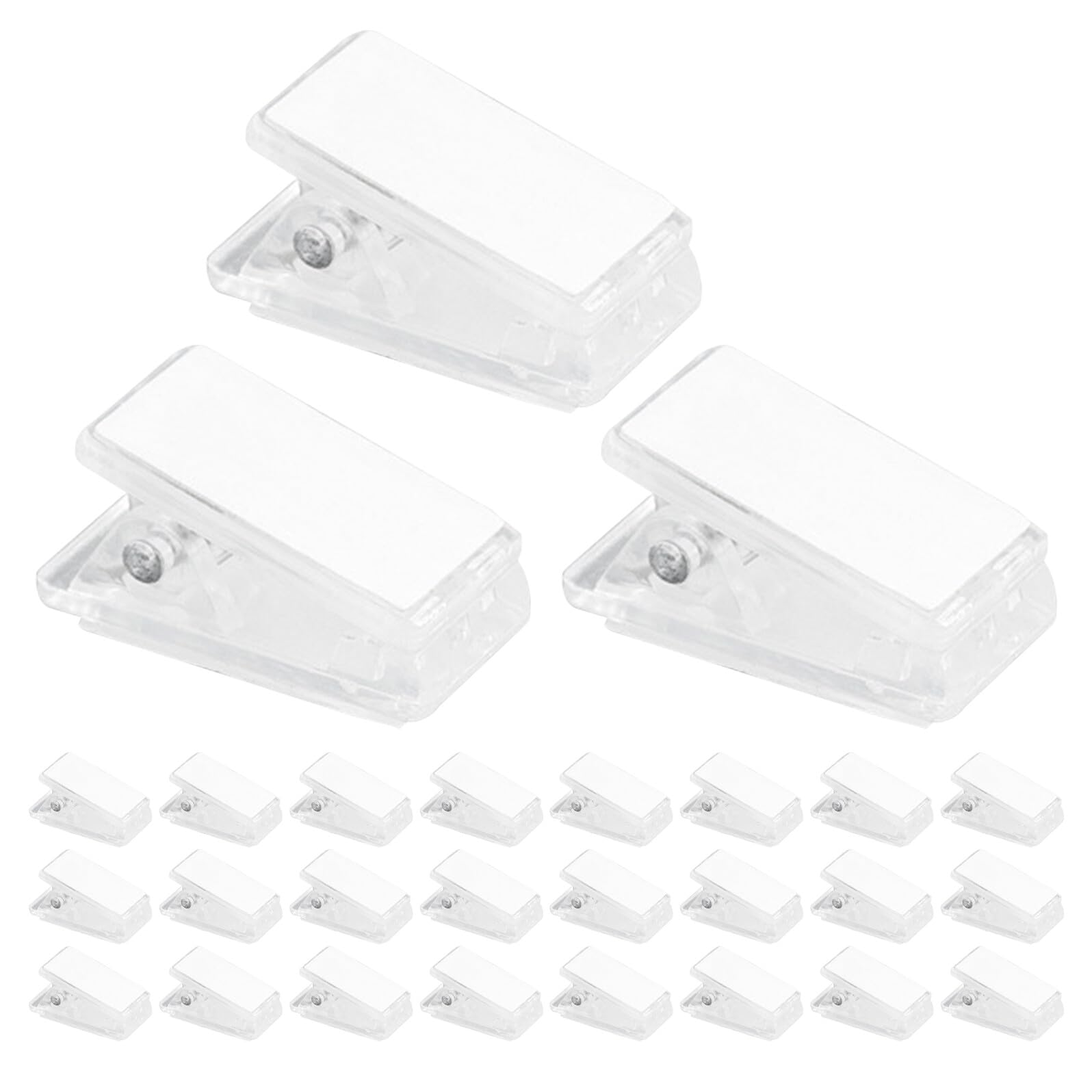 Pinzas de resorte para colgar carteles sin agujeros mediante clips adhesivos de doble cara