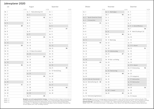 Terminer A5 Leinen sand 2020