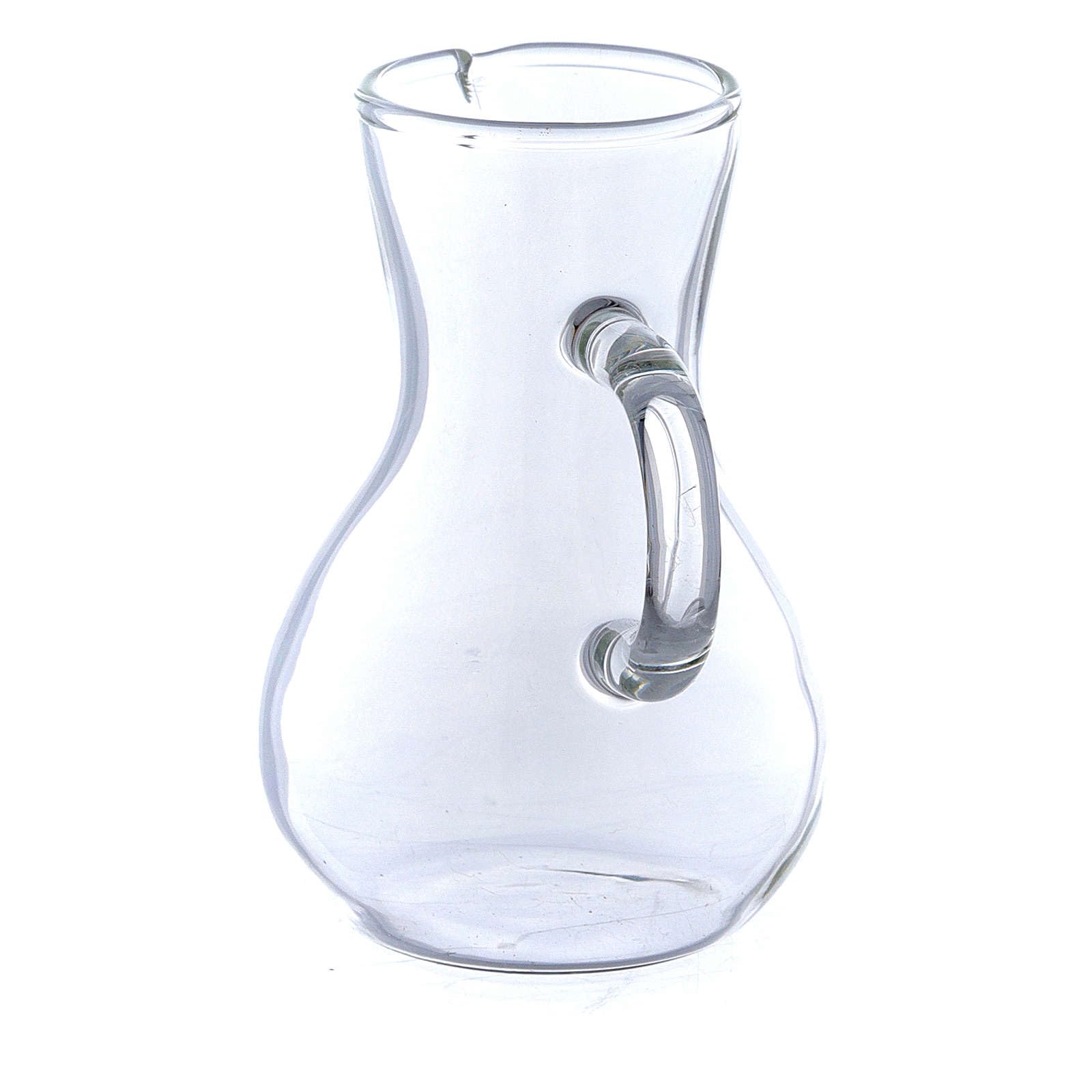 Holyart Burettes liturgiques en verre: Burettes hanses épaisses 75 ml 2 pcs