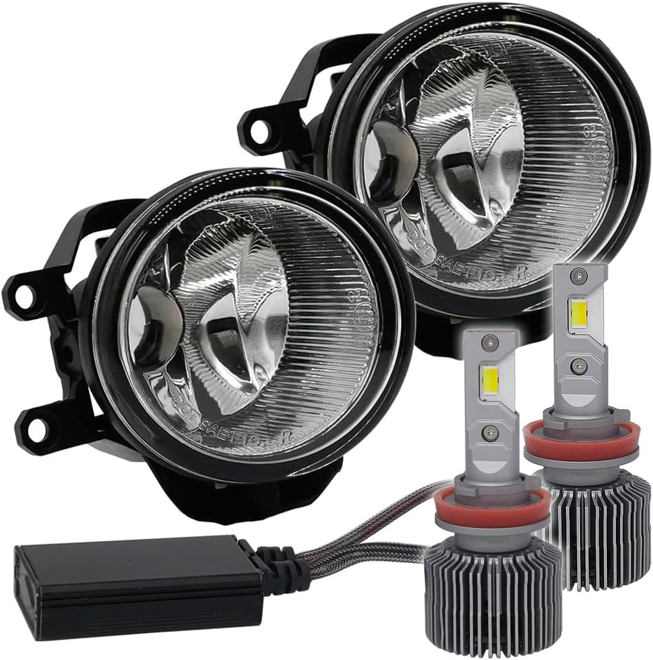 アルファード ヴェルファイア 30系 AGH30 35 GGH30 35 AYH30 フォグランプ ガラスレンズ ユニット+ LED