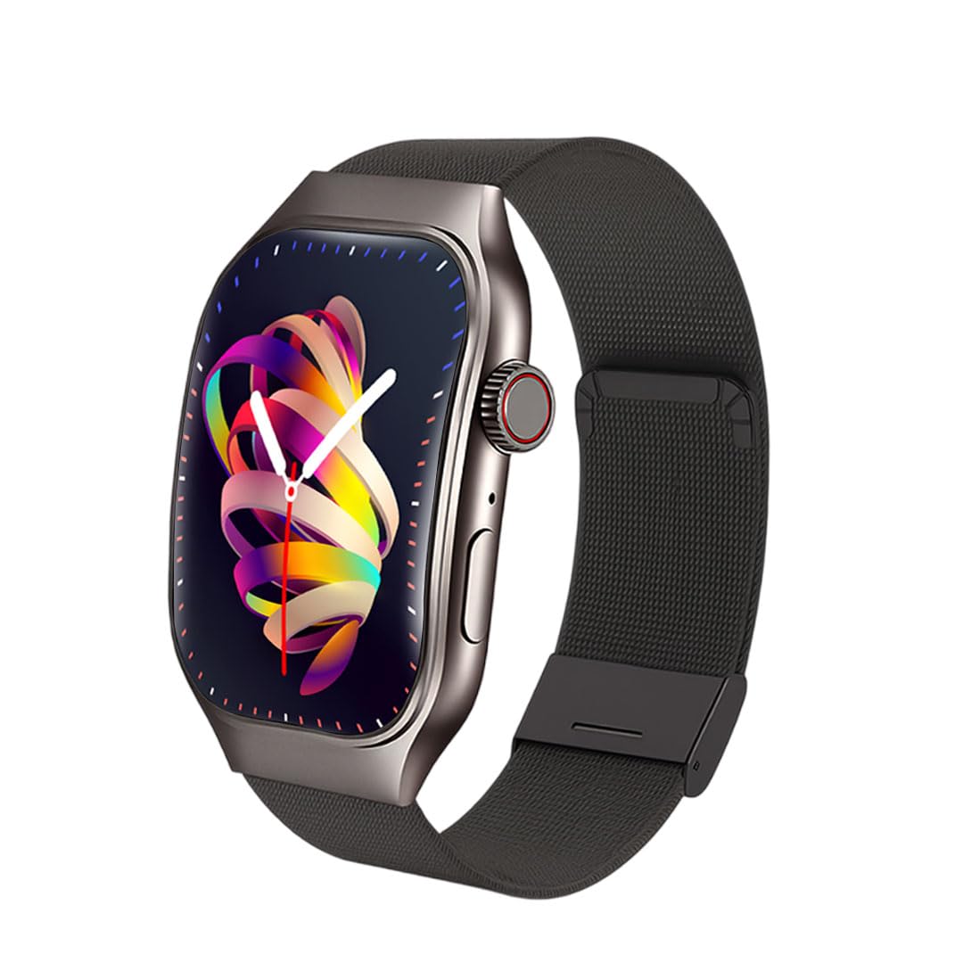 PunnkFunnk Newly Launched Fitrivo SmartWatch 2.01″ Curved AMOLED Display, 100+ Watch Faces, Crown Control, 100+ Sports Modes, Bluetooth Calling, IP67 for Men & Women (Millanese Black) PunnkFunnk Newly Launched Fitrivo SmartWatch 2.01″ Curved AMOLED Display, 100+ Watch Faces, Crown Control, 100+ Sports Modes, Bluetooth Calling, IP67 for Men & Women (Millanese Black)