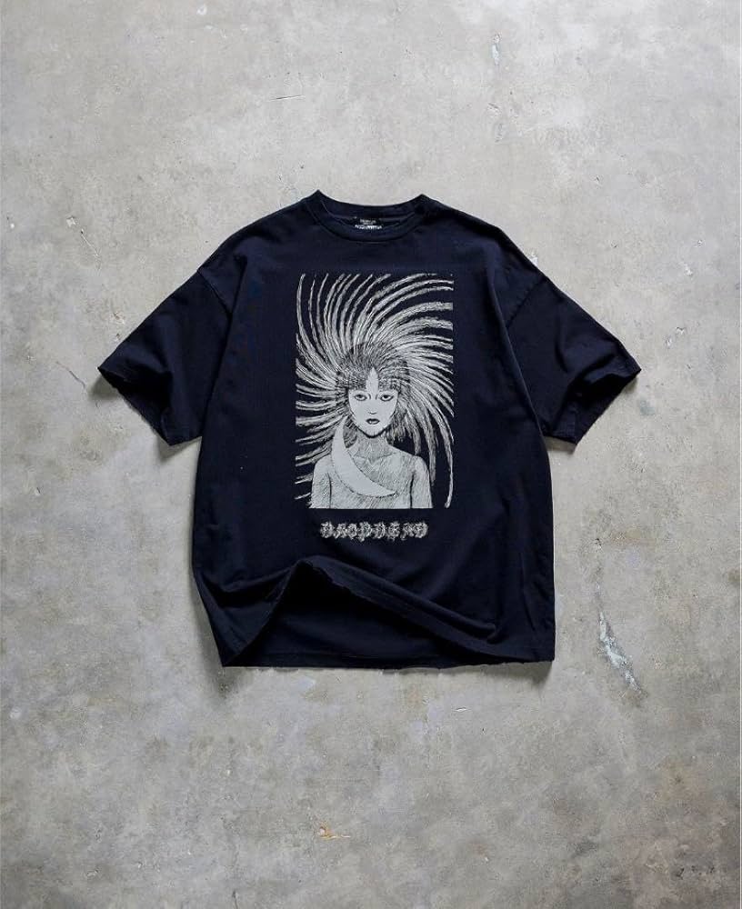 Amazon.co.jp: DROP DEAD CLOTHING ×伊藤潤二 コラボBIGT S