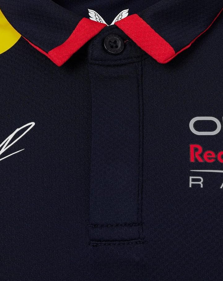Castore Men's Red Bull Racing F1 2024 Sergio Checo Perez Team Polo Shirt - Medium - Night Sky - Image 2
