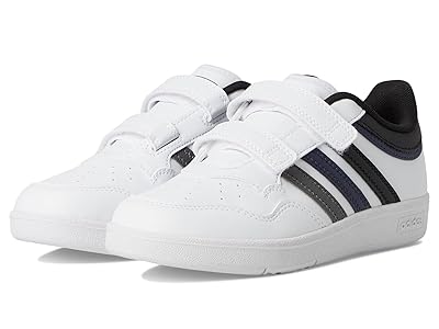 adidas Kids Hoops 4.0 Shoes (Little Kid) Kids Shoes White/Black/Shadow Navy : 2.5 Little Kid M, Synthetic