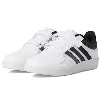 adidas Kids Hoops 4.0 Shoes (Little Kid) Kids Shoes White/Black/Shadow Navy