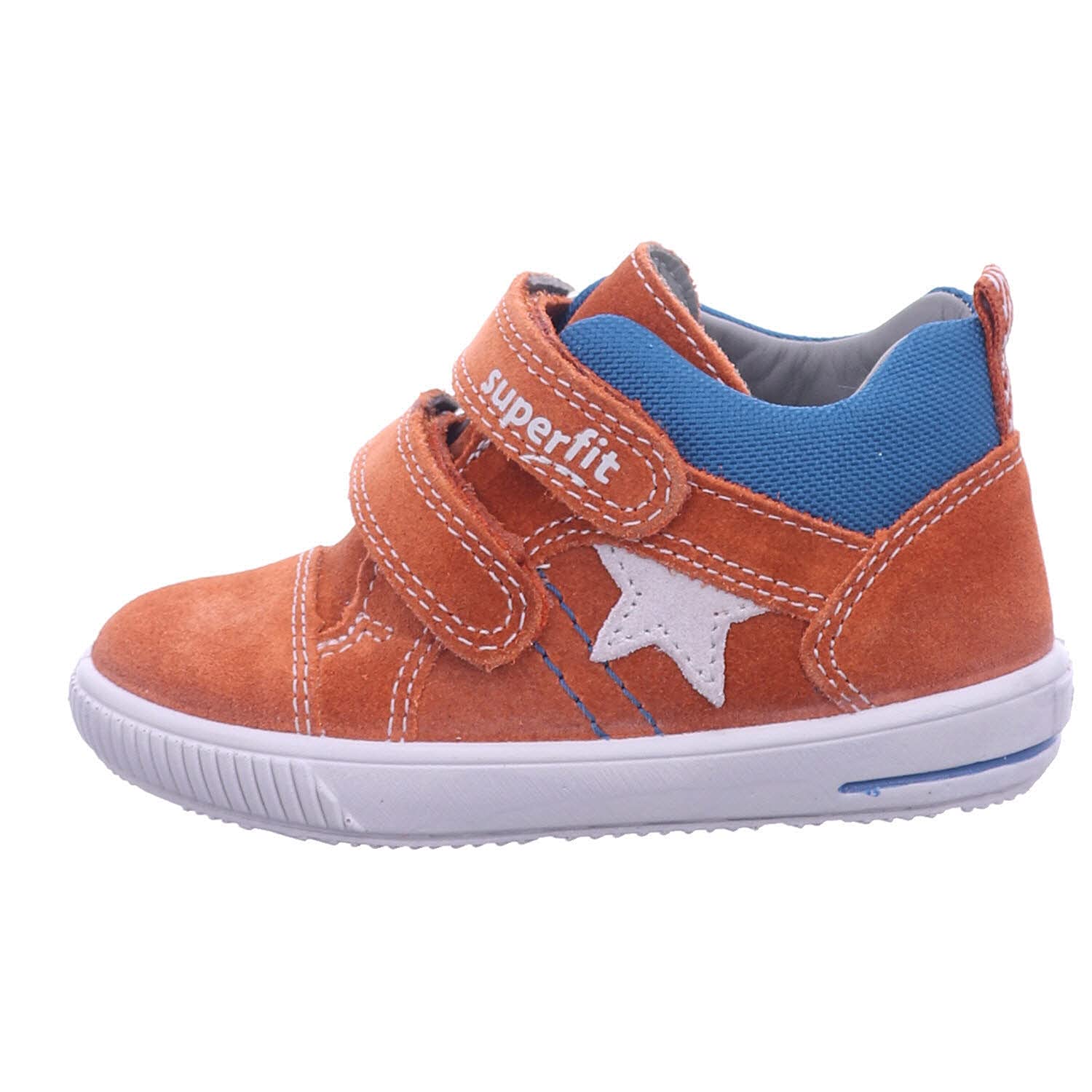 superfit MOPPY Baby Shoes,Kids, Orange Blue and Grey 5400, 19 EU