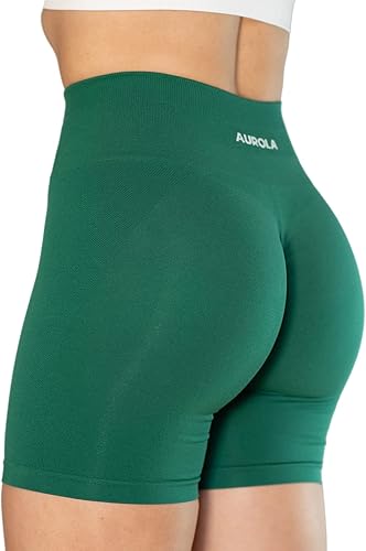 Miniatura 4 de Aurola Intensify - Pantalones cortos de entrenamiento para mujer, sin costuras, para gimnasio, yoga, correr, deporte, ejercicio activo, fitness