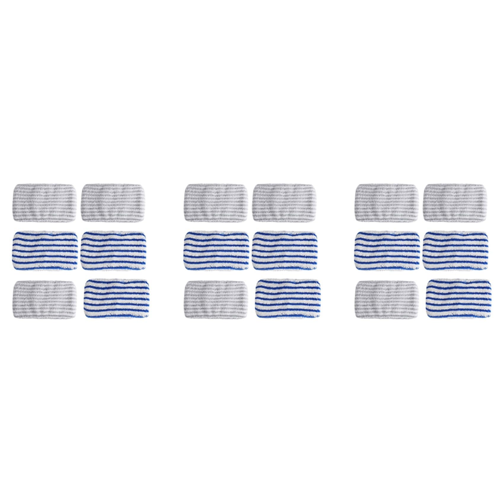 Hndhbfgrt 18 Pcs Microfibre Cloth Pads Replacement for Clean&Steam ZR005801 RY7/RY8 Series Not Suitable for RX6 Series