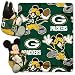 NFL Green Bay Packers Mickey Mouse Pillow with Fleece Throw Blanket Set
