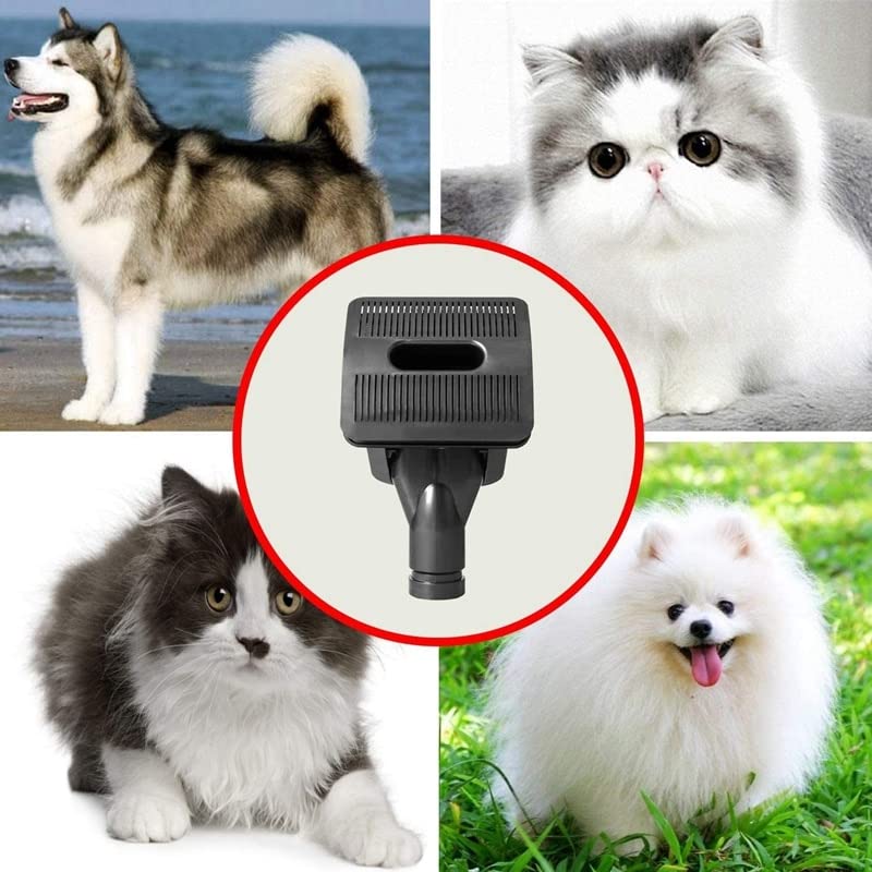 Attrezzo per toelettatura con Adattatore convertitore a sgancio rapido per Dyson V15 V11V10 V8 V7 V6 Aspirapolvere Cane Spazzola per Animali Domestici