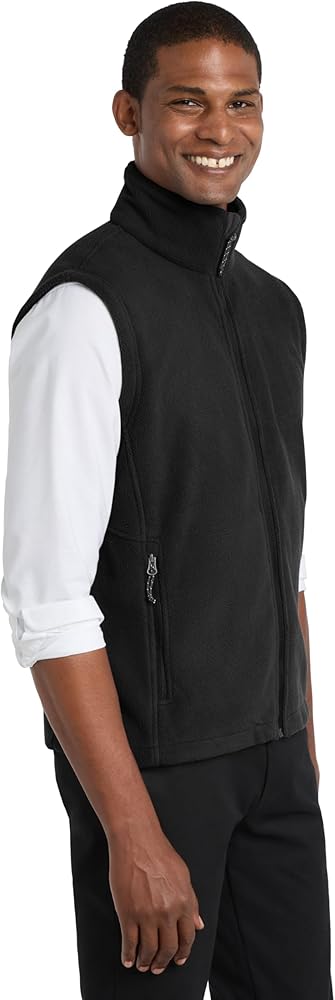 Port Authority Value Fleece Vest F219, Black, Large at Amazon