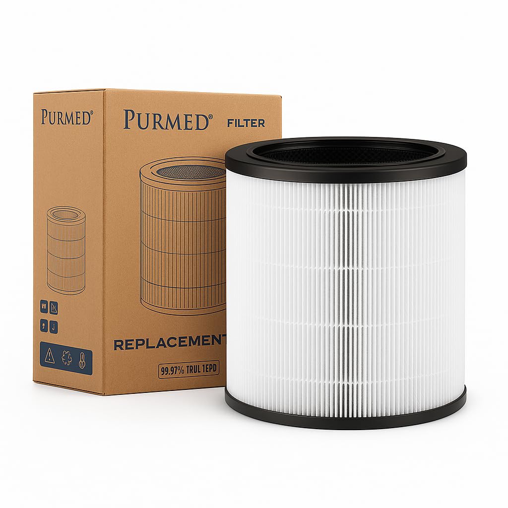 Purmed Philips FY0293/30 - AC0830, AC0850 Hava Temizleyici Uyumlu Hepa + Karbon Filtre